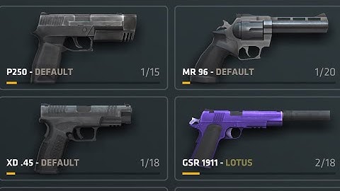 All Critical Ops Pistol Idle/Reload Animations