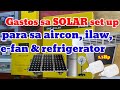 Solar Setup Costs for Aircon, Fridge & Lights π‘
