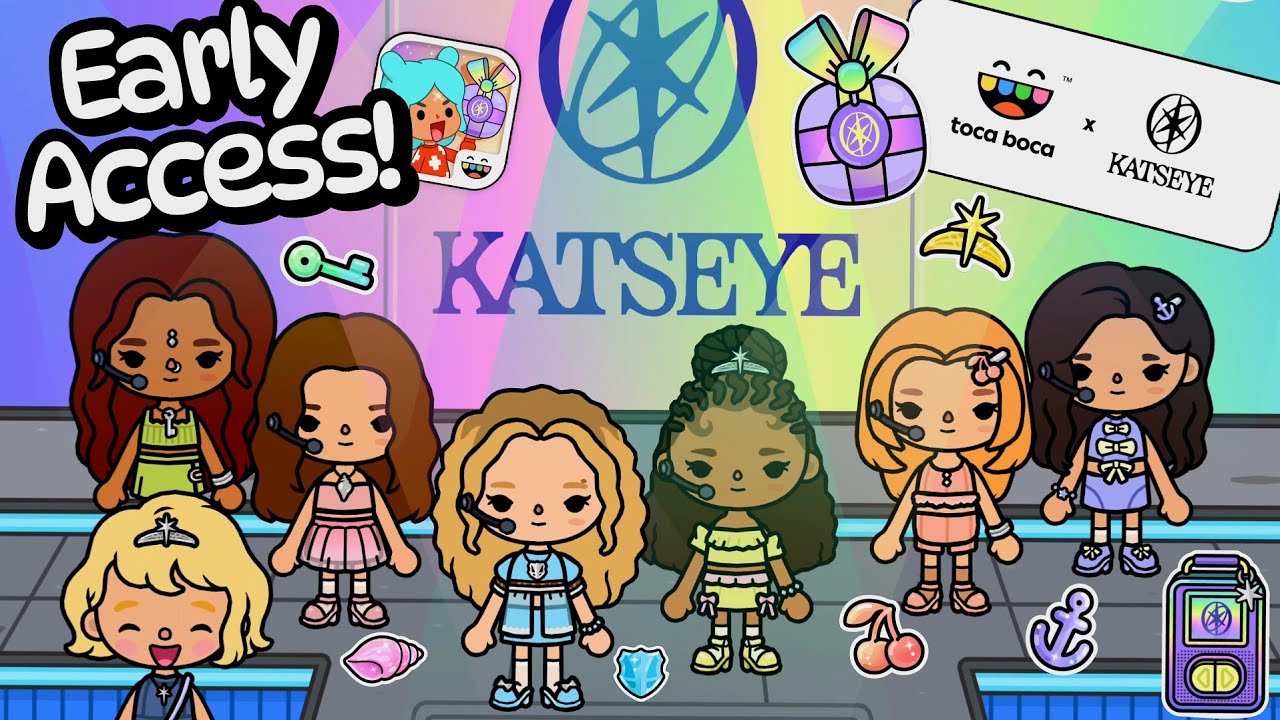 EARLY ACCESS! Sneak Peek at KATSEYE x TOCA BOCA! - YouTube