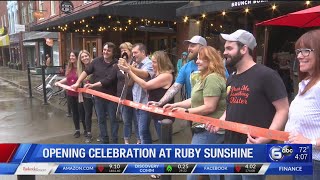 Opening celebration at Ruby Sunshine