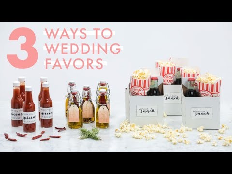 3 Easy DIY Wedding Favors Makeful YouTube