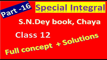 Class 12 Special Integral | বিশেষ আকার সমাকল | PART -16 | SOLUTIONS  | CBSE ISC HS UP | inspire math
