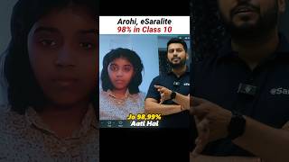How I Scored 98% in Class 10 Board Exam 🔥 | Topper’s Secret Revealed #esaral #class10 #topper