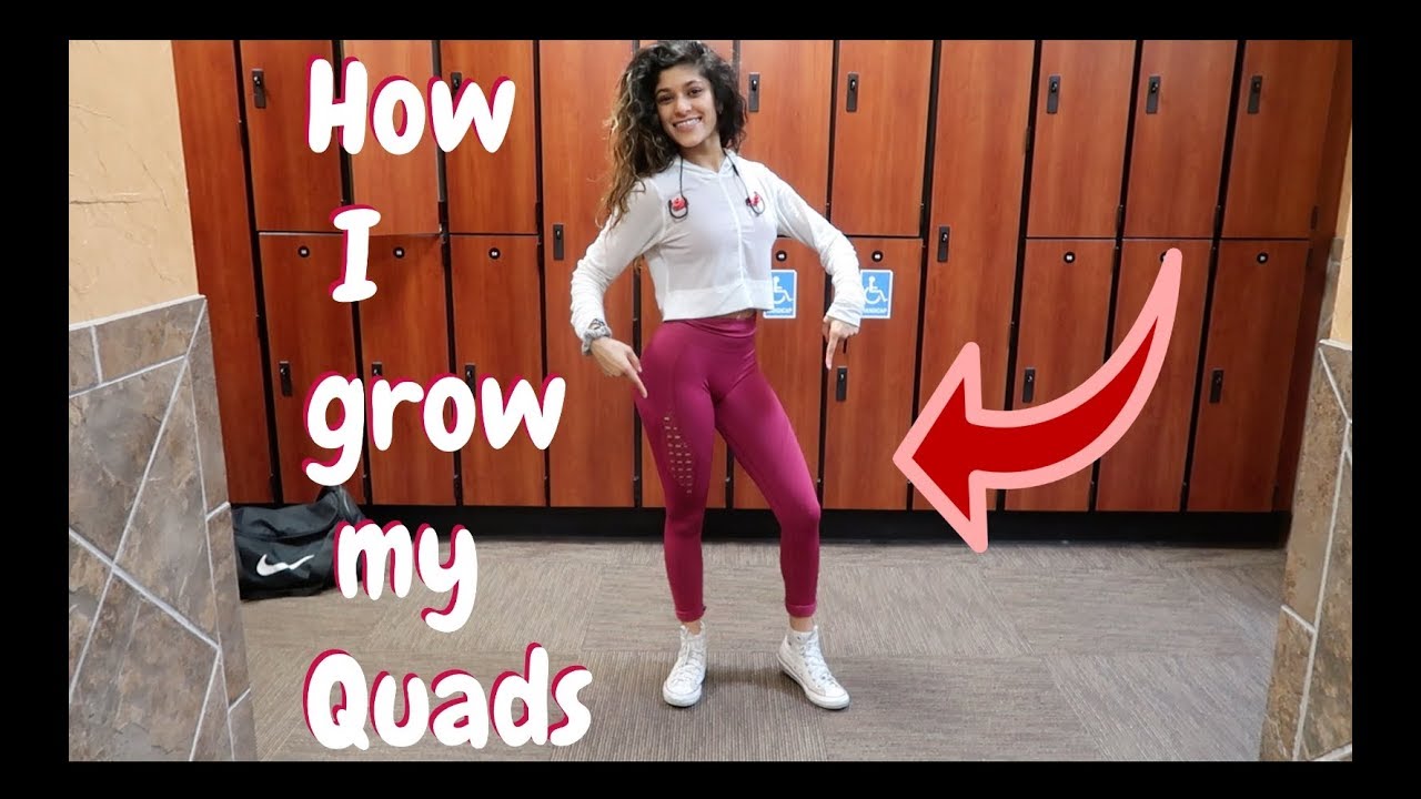 Lower Body Workout | HOW I GROW MY QUADS! - YouTube