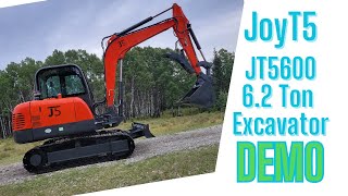 6 ton Excavator Demo. JoyT5 JT5600