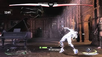 Injustice - Green Arrow 100% Combo! (GOD MODE)
