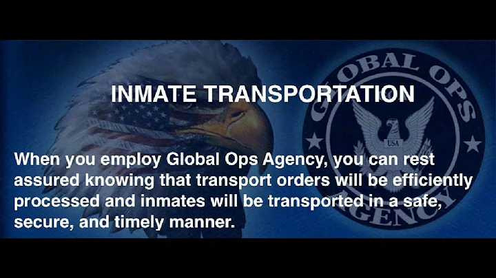 Inmate Transportation, Global OPS Agency,  Prisoner Transport, Extradition