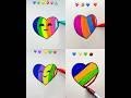 ❤️💙💛💚satisfying creative Paper crafts #art #satisfying #video #viral #creative #shorts