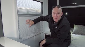 Should your caravan blinds be UP or DOWN when travelling?