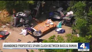Abandoned properties spark clash between Bass and Raman
Neighbors say theyve been trying to get ahold of Mayor Karen Bass and City Councilmember Nithya Raman, who represents the district, for years. Abandoned properties spark clash between Bass and Raman
