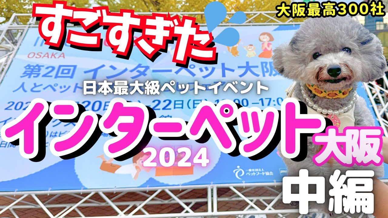 日本最大級のペットイベント】インターペット大阪2024に行ったら凄すぎ