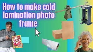 Cold Lamination Photo Frame Making for Beginners | Perfect Finishing Tips & Tricks🤯🙀