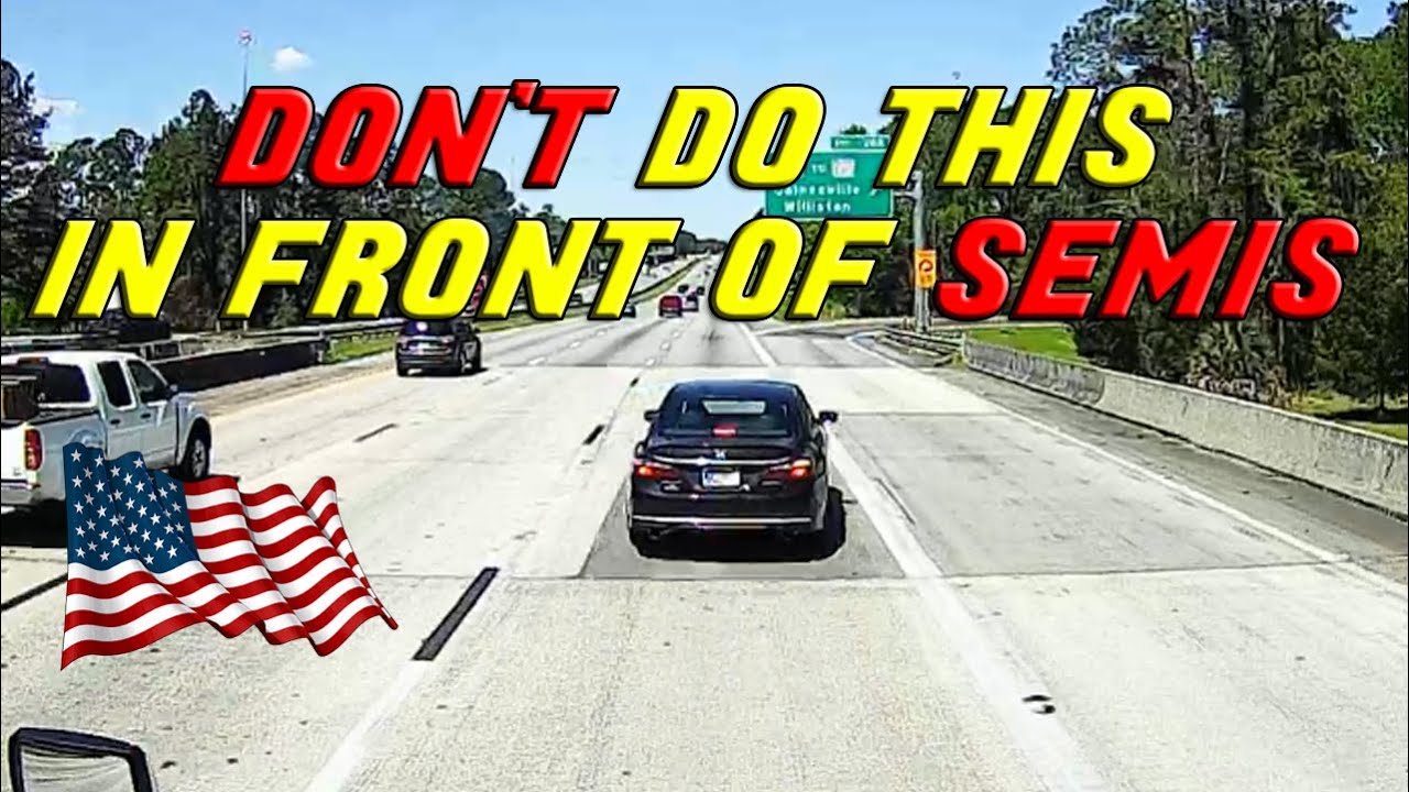 A Day in The Life of an American Truck Driver - Road Rage, Brake Check ...
