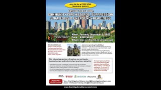 Webinar #7 Emergency Management Webinar by Fire Mitigation Alliance Dec13/25