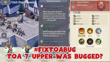 DEVS FIXED WRONG TOA BUG - TOA 7 UPPER [SWORD OF CONVALLARIA]