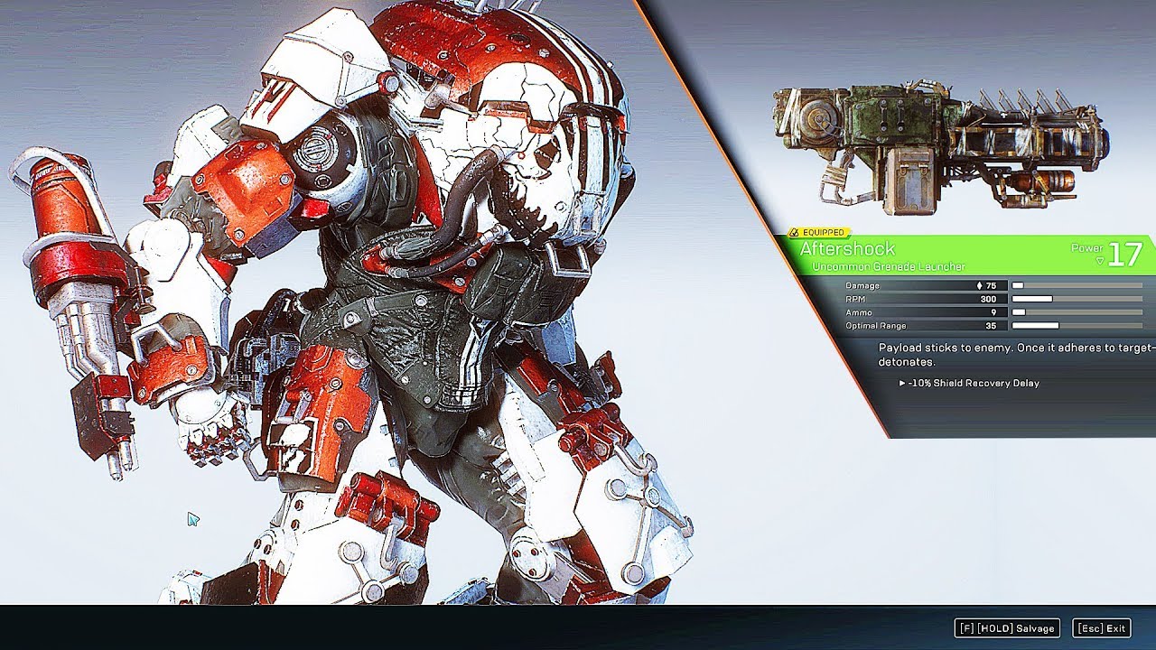 ANTHEM MAX LEVEL DIFFICULTY HARD EXPEDITION JAVELIN COLOSSUS GAMEPLAY