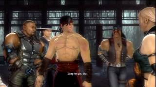 Mortal Kombat 9 - Lui Kang vs Shang Tsung Boss Battle HD