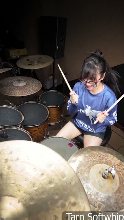 Smells like teen spirit - Nirvana drum cover Tarn Softwhip #drumcover #drummergirl #femaledrummer