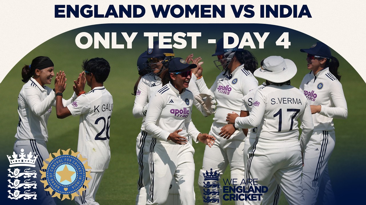 Finale To Historic Lord's Test | Highlights - England Women v India Day 4 | Rothesay Test 2026