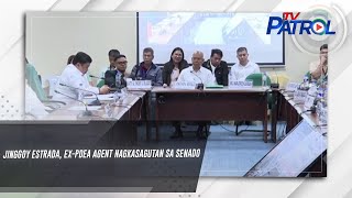Jinggoy Estrada, exPDEA agent nagkasagutan sa Senado | TV Patrol