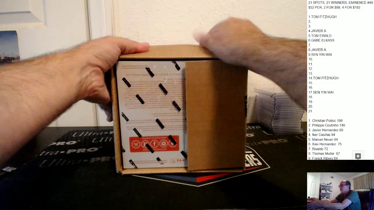 2017 PANINI IMMACULATE SOCCER 5 BOX PICK YOUR TEAM PYT CASE BREAK $237 football score