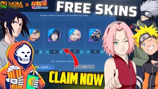 HOW TO GET NARUTO SKINS FOR FREE IN MOBA LEGENDS 5V5