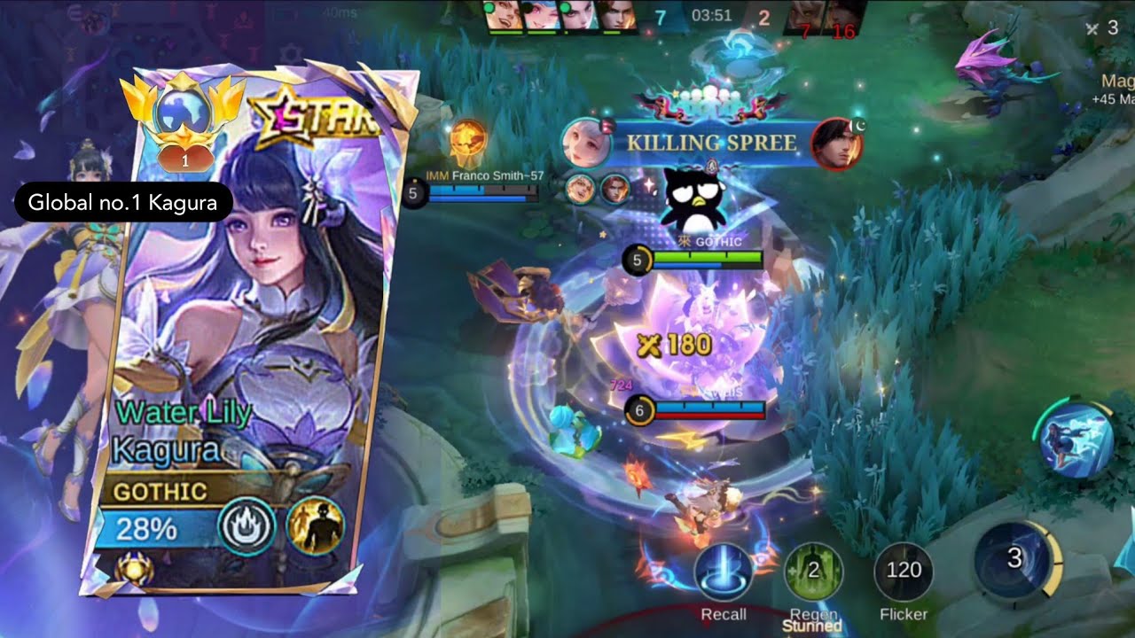 26 Kills!! Water Lily Kagura - Build Top 1 Global Kagura ~ MLBB