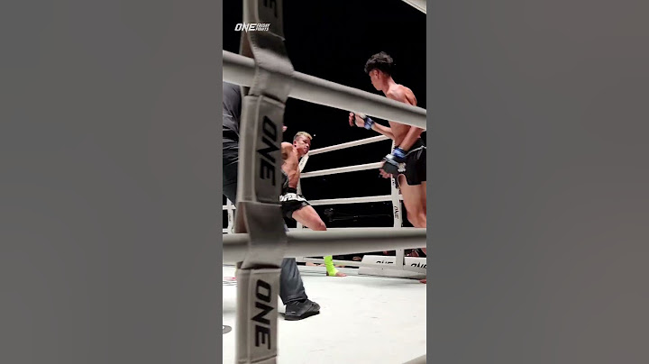 スーパーレックの悶絶KOをリングサイドから😱💥