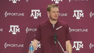 Collin Klein discusses Texas A&M spring practice developments