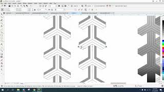 Corel Draw Tips & Tricks Pattern from a Six sided Polygon Part 2 make snap to better