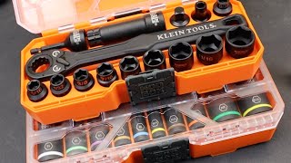 Just Wow! Klein KNECT Passthrough and Metric Deep Flip Socket sets. Klein is on a ModBOX Tool Roll!