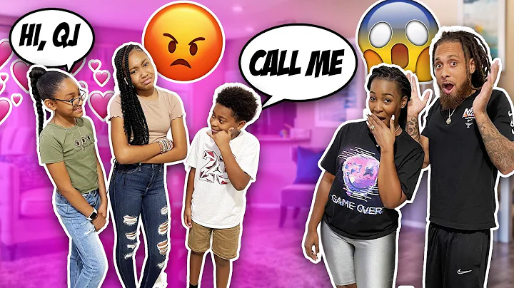 Qj's REAL CRUSH Came To Our House And Ahvi Got So ...