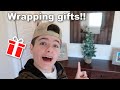 GETTING A HEAD START ON CHRISTMAS | Setting Up My Tree And Wrapping Gifts!