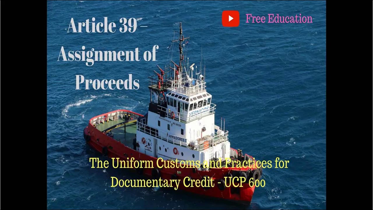 assignment of proceeds under ucp 600