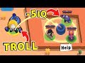 ДиноМайк ТРОЛЛЬ vs НУБ -5 IQ !!! Смешные Моменты Brawl Stars #8