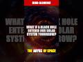 What If a Black Hole Entered Our Solar System Tomorrow?