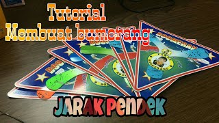 Tutorial membuat bumerang jarak pendek Resimi