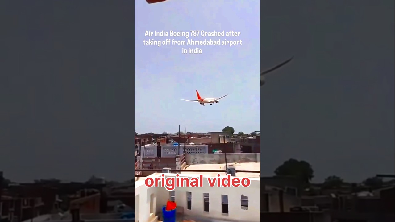 air india plane crash original video