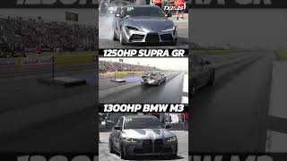 1300hp BMW M3 Competition vs 1250hp Toyota Supra GR Drag Racing @ TX2K25 Texas Motorplex