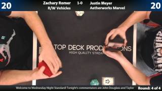Standard 11/02/16: Zachary Romer (R/W Vehicles) vs Justin Meyer (Aetherworks Marvel)