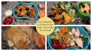 My Husbands Lunches for the work week