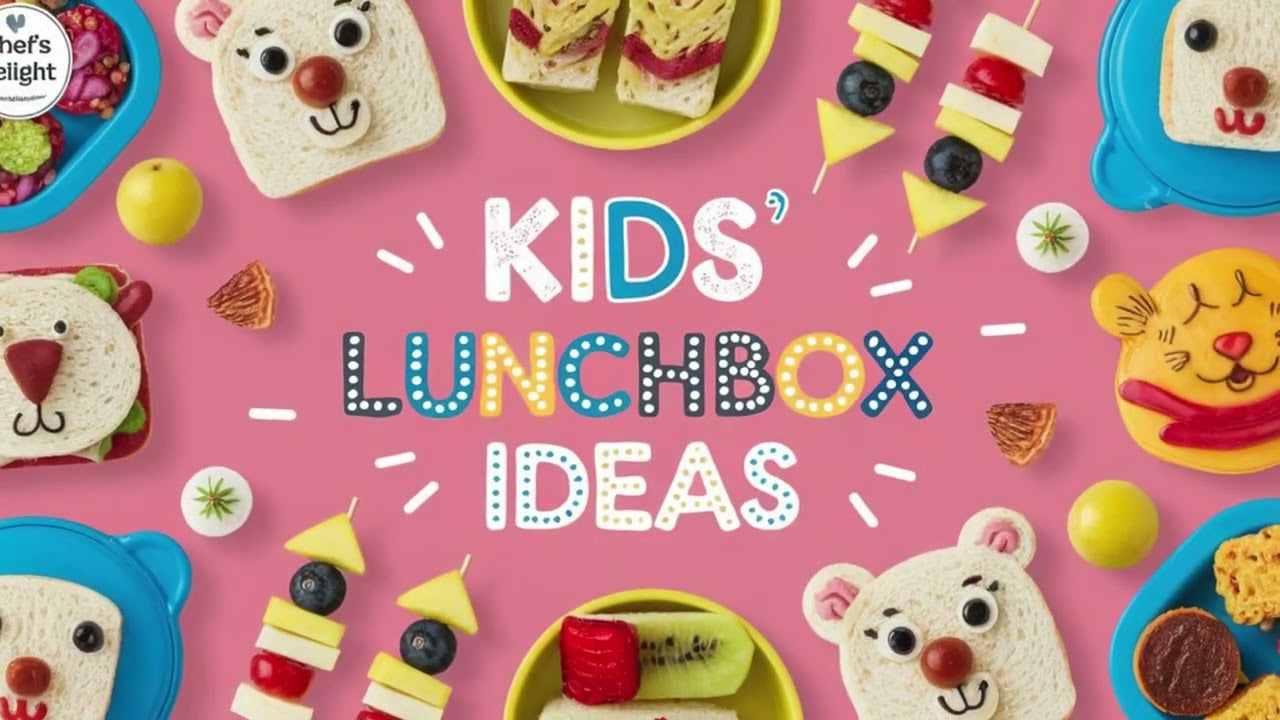 Creative YouTube Thumbnail Design for Kids' Lunchbox Ideas | Get Custom Thumbnails Designed!
