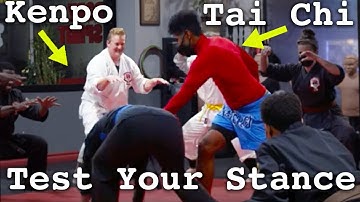 Test Your Stance with Fixed Step Push Hands - Kenpo meets Tai Chi 🥋☯️