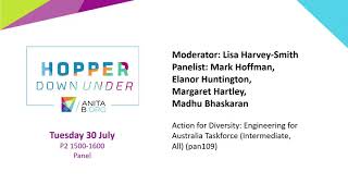 Hopper Down Under - Action for Diversity: Engineering for Australia Taskforce