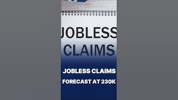 JOBLESS CLAIMS FORECAST AT 230K, Q2 GDP & PCE DATA TO SHAPE FED’S RATE CUT! #JoblessClaims #Fed