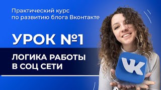 Практический курс по ВК. УРОК 1: Логика работы Вконтакте | Как развивать личный бренд Вконтакте