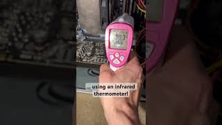 Checking PC Temps the Fun Way: Using an Infrared Thermometer! #diy #pcbuild