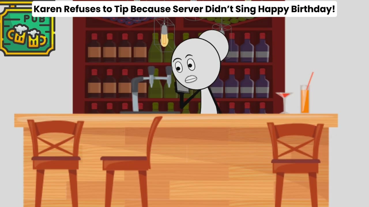 Карен отказалась оставить чаевые, потому что официант не спел ей песню «С днем ​​рождения»!