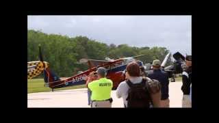 Avro Lancaster taking off at Virginia Beach airshow, May 2013