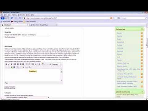 Upload Google Map Tutorial
